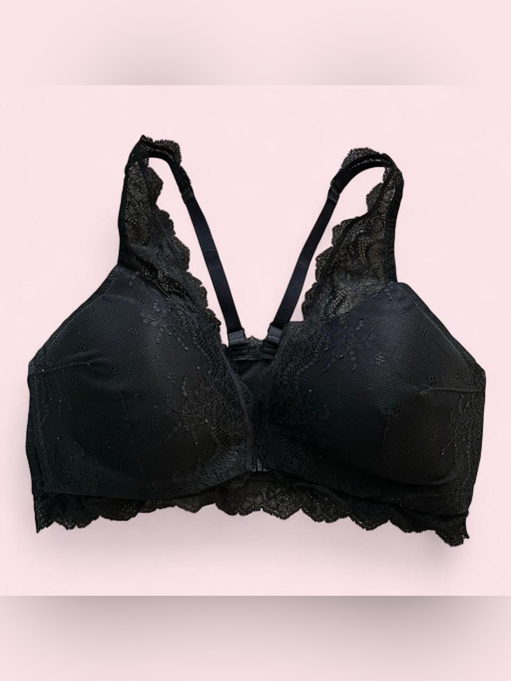SPANX Black Lace Wireless Bralette